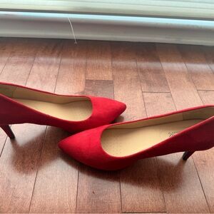 Elegant Red Women's Heels